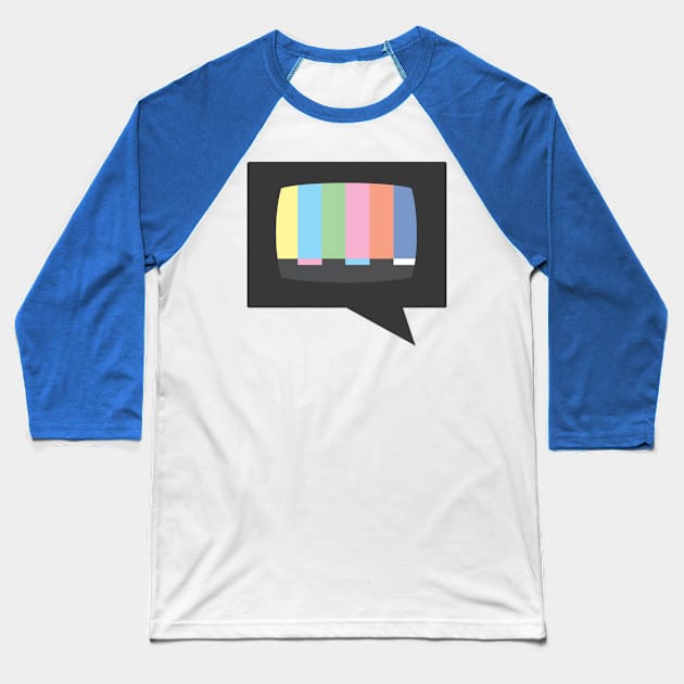 TVTV Baseball T-Shirt by parallelish